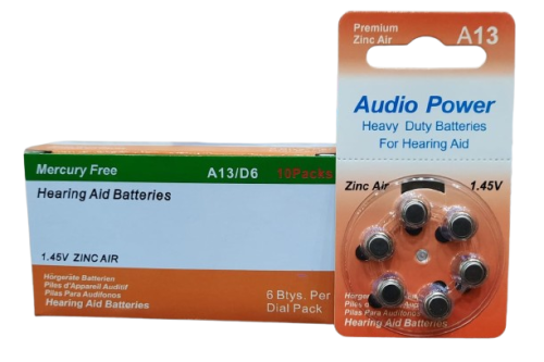 Audio Power13no. hearing aids box