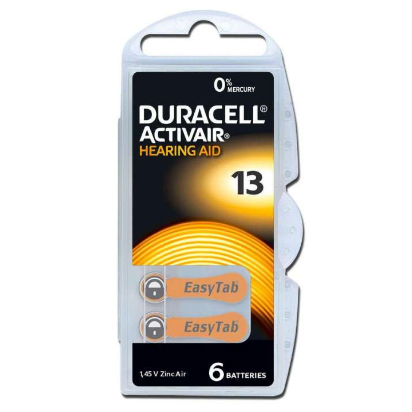 Duracell-13no. Hearing aids cells