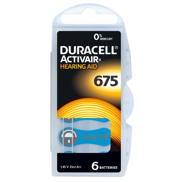 Duracell 675no. cells