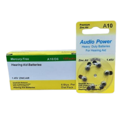 Audio Power-10 no. Hearing Aids Cells/Batteries