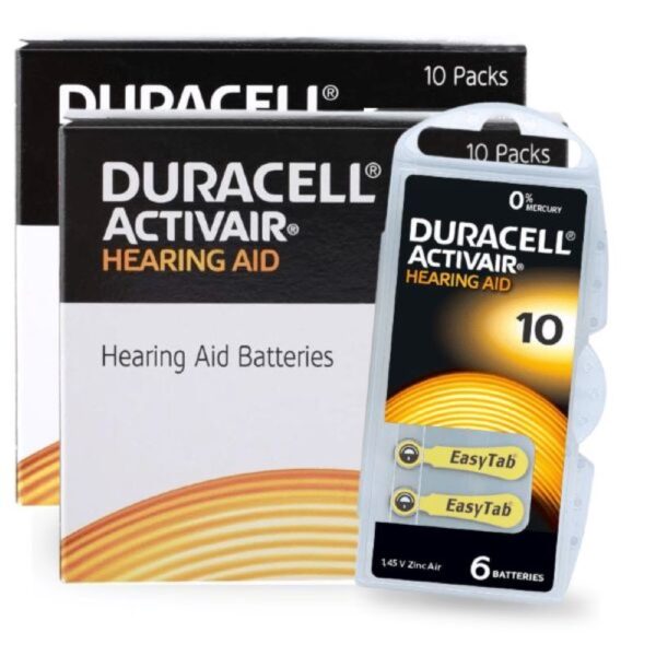 Duracell-10 no. Hearing Aids Cells/Batteries