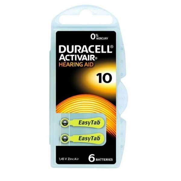 Duracell-10no. hearing aid cells