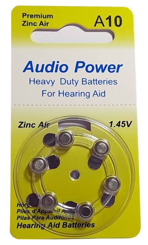 Audio Power-10no. hearing aid cells