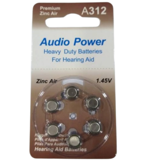 Audio Power-312no. hearing aid cells