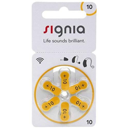 Signia-10no. hearing aid cells